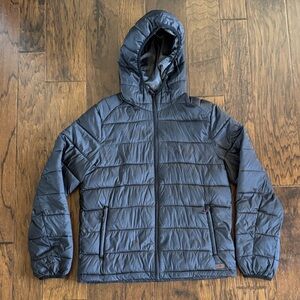 Men’s ZeroXppsure hooded puffer coat sz M